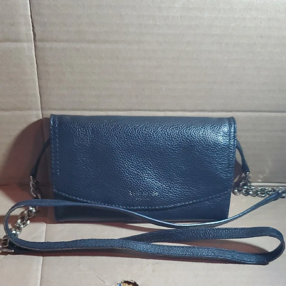 KATE SPADE New York Black Leather Crossbody Bag